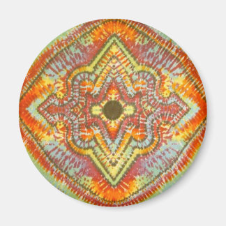 Orange/Yellow Tie Dye Magnet