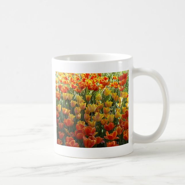 Orange-&-Yelow-Tulips.jpg Coffee Mug (Right)