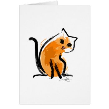 Orange You A Cat by ArtDivination at Zazzle