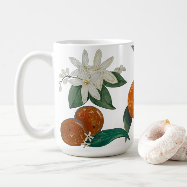 Orange You Glad Coffee Mug (With Donut)