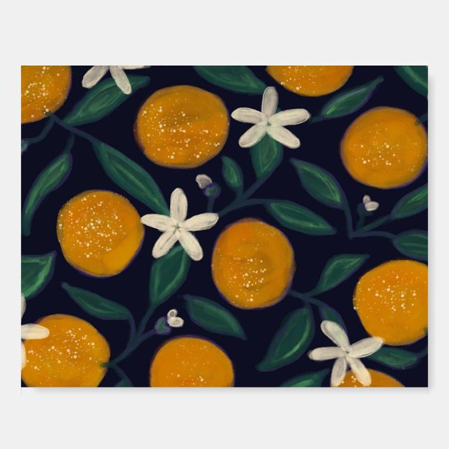 Orange You Glad Foam Board (Front)