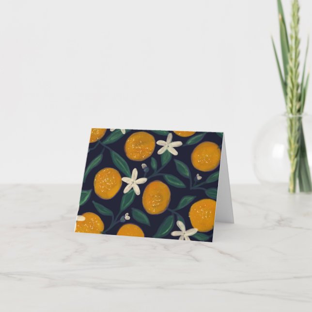 Orange You Glad Thank You Card (Front)