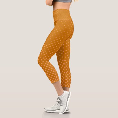 Orange  Zazzle_Growshop Capri Leggings