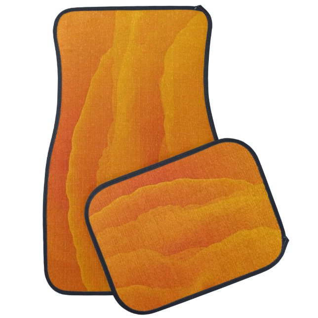 Orange | Zazzle_Growshop. Car Floor Mat (Set)
