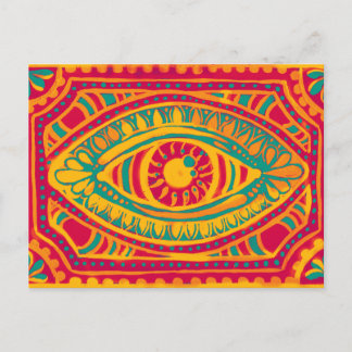 Orange Zest Gypsies Eye Postcard
