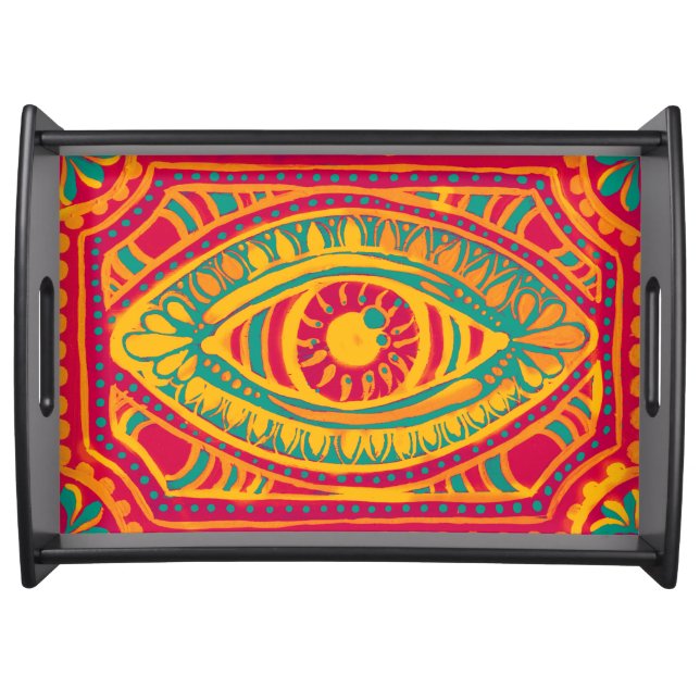 Orange Zest Serving Tray (Front)