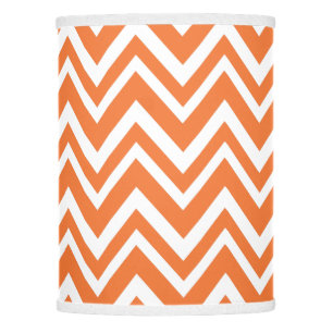 Orange Zigzag Pattern Lamp Shade