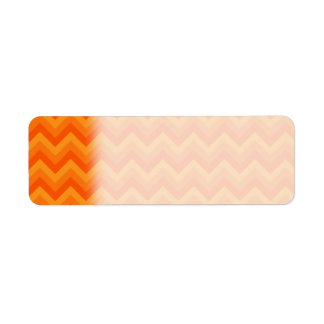 Orange Zigzag Stripes. Label