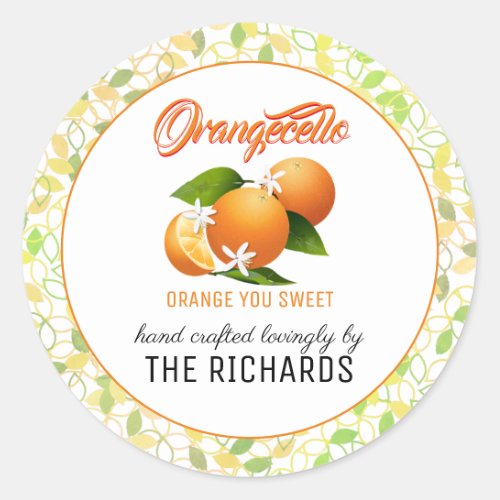 Orangecello Label