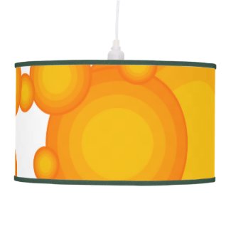 Oranger 70s styling circles like bubbles ceiling lamp