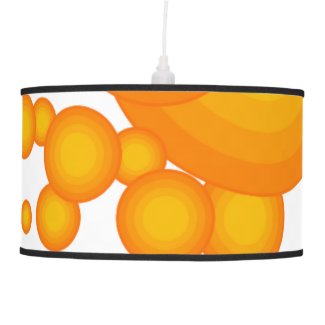 Oranger 70s styling circles like bubbles ceiling lamp