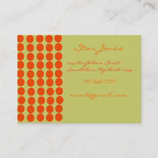 Orangerie Business Card