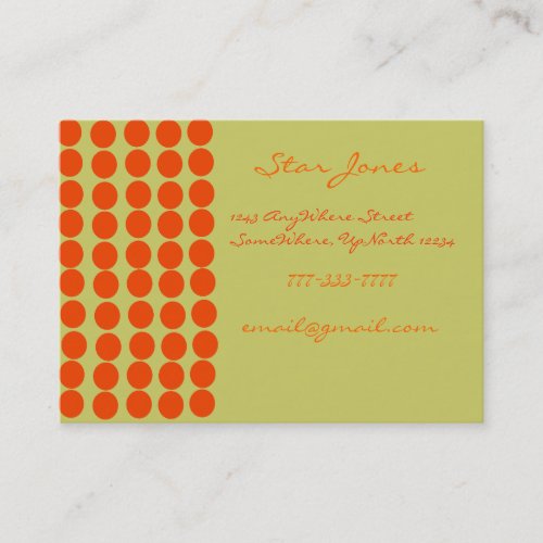 Orangerie Business Card Template