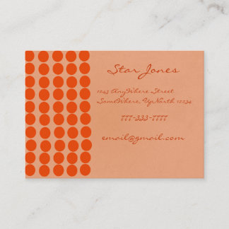 Orangerie Business Card