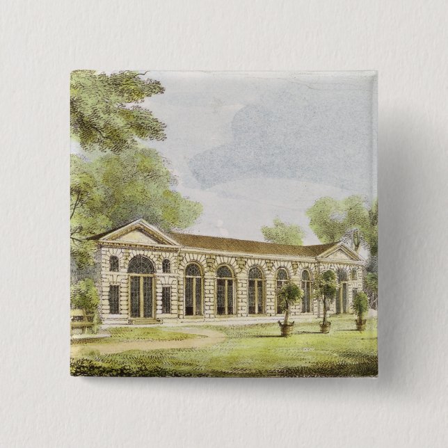 Orangery, Kew Gardens, plate 11 from 'Kew Gardens: Button (Front)