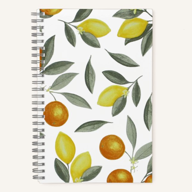 Oranges and lemons notebook (Front)