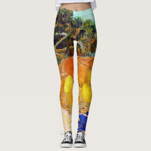 Oranges and Lemons with Blue Gloves, Van Gogh Leggings