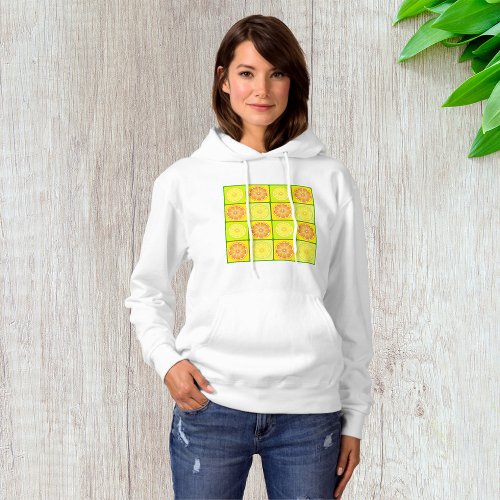 Oranges And Lemons Womens Hoodie