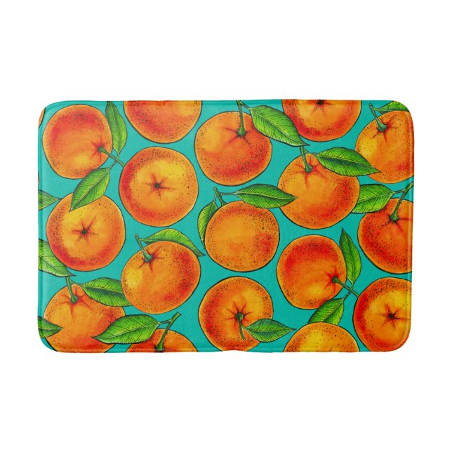 Oranges Bath Mat (Front)