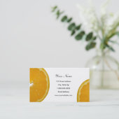 Oranges Business Cards (Standing Front)