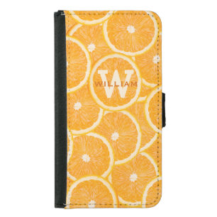 Oranges custom monogram wallet cases