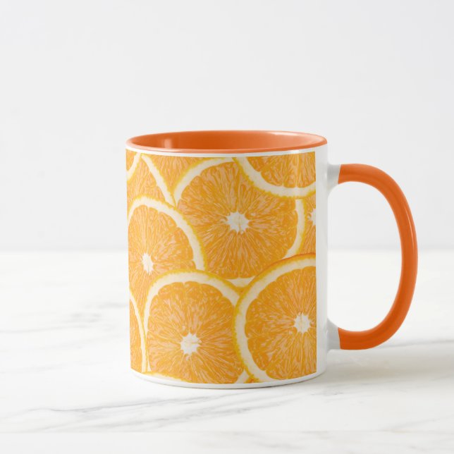 Oranges custom mugs (Right)