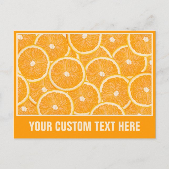 Oranges custom postcard (Front)