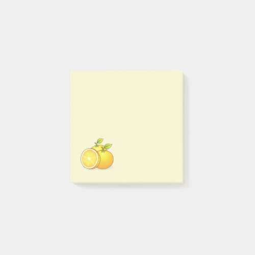 Oranges cute fruit post_it notes