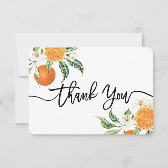 Oranges cuties thank you card (Front)