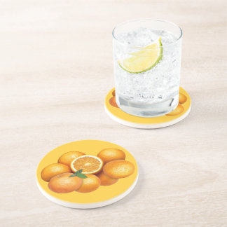 Oranges Drink Coaster