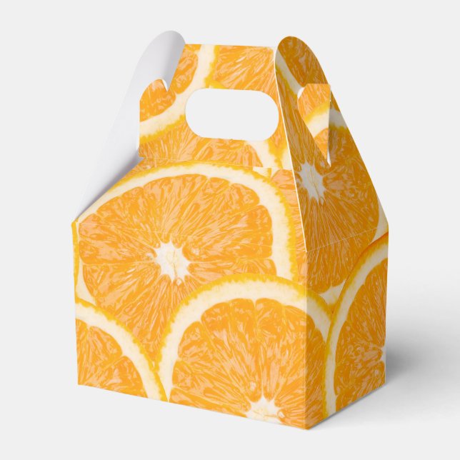 Oranges favor boxes (Front Side)
