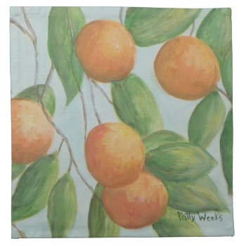 Oranges From Florida Napkins by Pattyshop at Zazzle