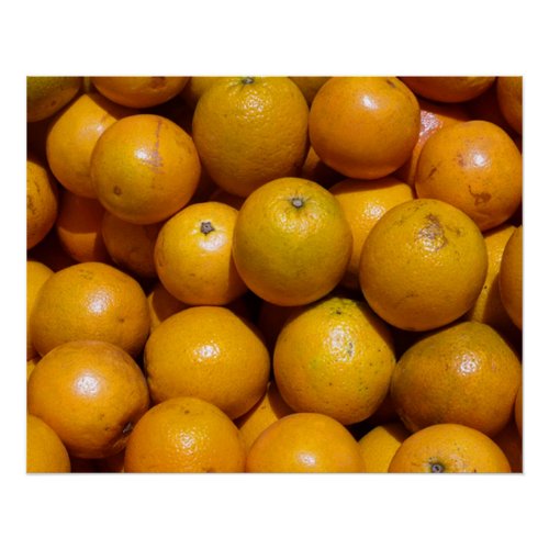 Oranges fruit Florida market orange  Poster