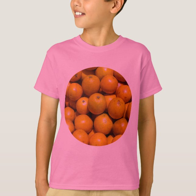 Oranges fruit Florida market orange  T-Shirt (Front)