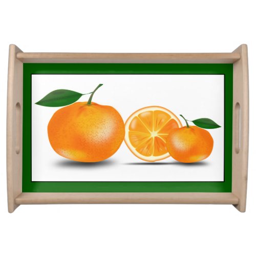 Oranges Fruit Slice Citrus Summer Tropical Food  S Serving Tray