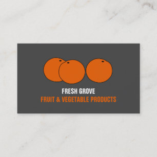 Oranges, Greengrocers Business Card