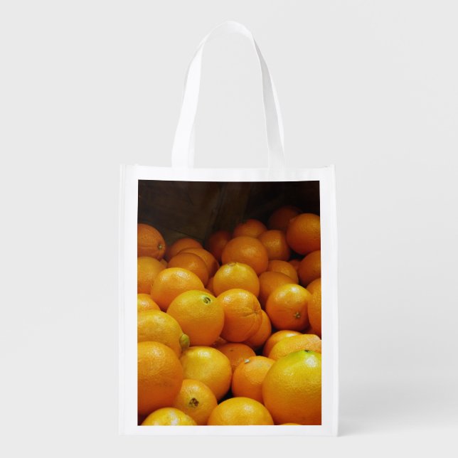 Oranges Grocery Bag (Front)