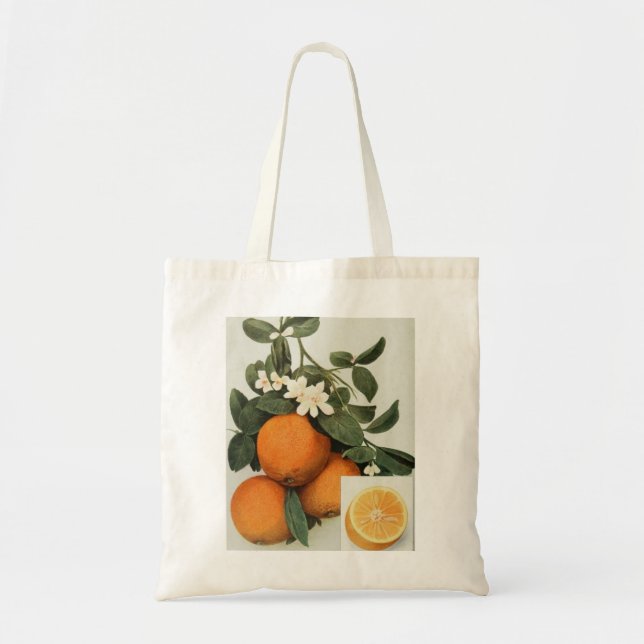 ORANGES grocery tote bag (Front)