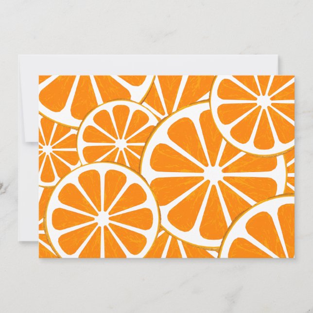 oranges invitation (Front)