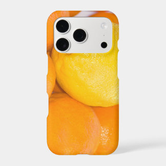 Oranges Lemon Citrus Fruit Close-up Photograph iPhone 17 Pro Case