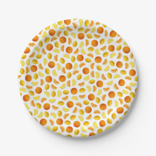 Oranges & Lemons Paper Plates