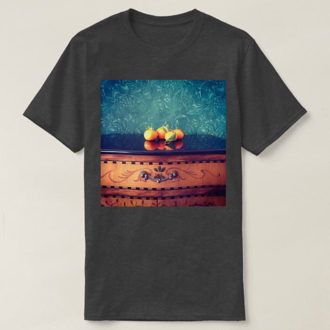 Oranges on a Table T-Shirt (Design Front)