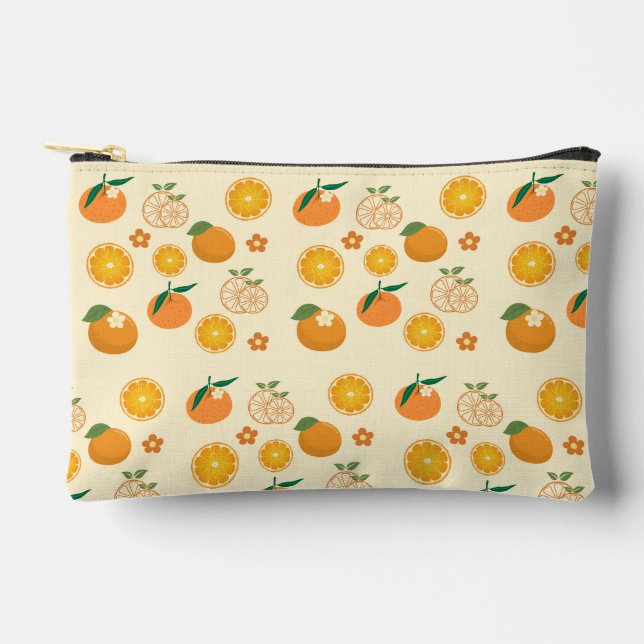  Oranges Pattern Accessory Pouch (Front)