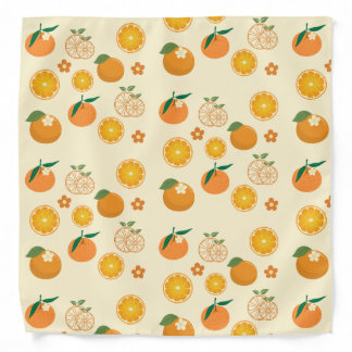 Oranges Pattern Bandana