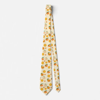 Oranges Pattern Neck Tie