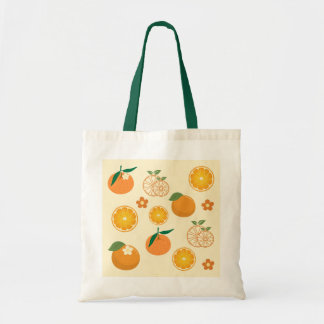 Oranges Pattern Tote Bag