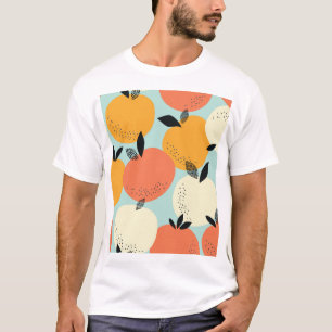Oranges Pattern: Vibrant Seamless Design. T-Shirt