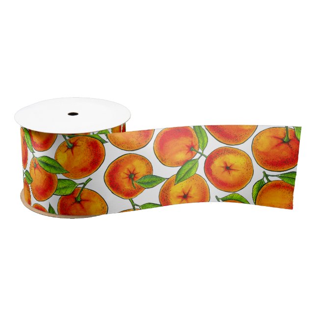 Oranges Satin Ribbon (Spool)