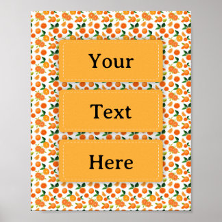 Oranges Theme Poster