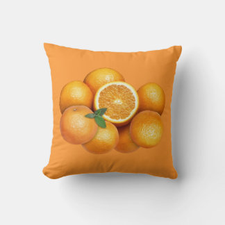 Oranges Throw Pillow